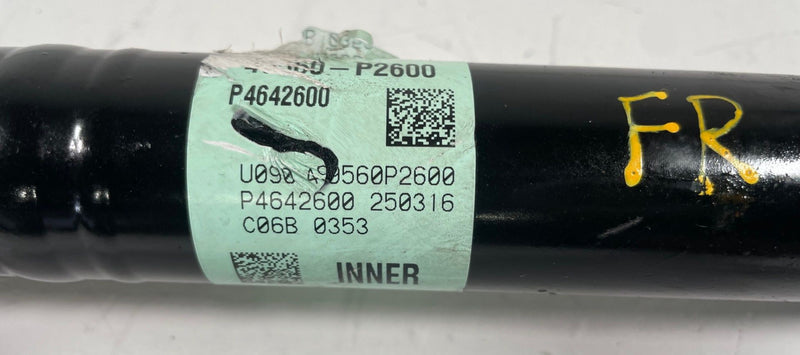 Load image into Gallery viewer, 2021-2026 HYUNDAI SANTA FE FRONT RIGHT INTERMEDIATE AXLE JACK SHAFT 2.5L #112850
