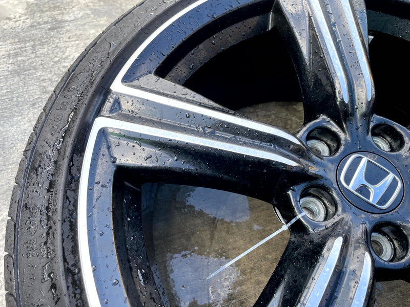 Load image into Gallery viewer, HONDA ACCORD HYBRID SPORT 19x8-1/2 5 SPOKE ALLOY WHEEL RIM W/TIRE 23-25 # 109593
