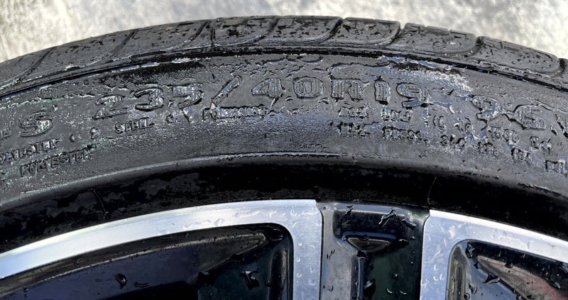 Load image into Gallery viewer, HONDA ACCORD HYBRID SPORT 19x8-1/2 5 SPOKE ALLOY WHEEL RIM W/TIRE 23-25 # 109593
