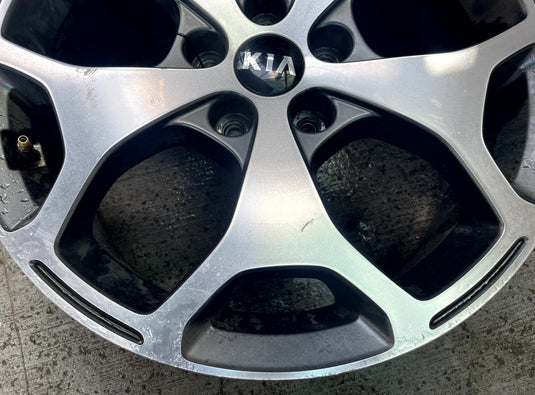 2020-2022 KIA TELLURIDE EX WHEEL RIM 18" 18X7.5J 49.5 W/ CAP 5 Y-SPOKE