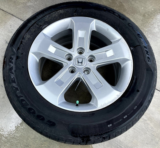 HONDA PILOT LX 18x8 5 STRAIGHT SPOKE ALLOY WHEEL W/TIRE (ONLY#1) 23-24 # 109692