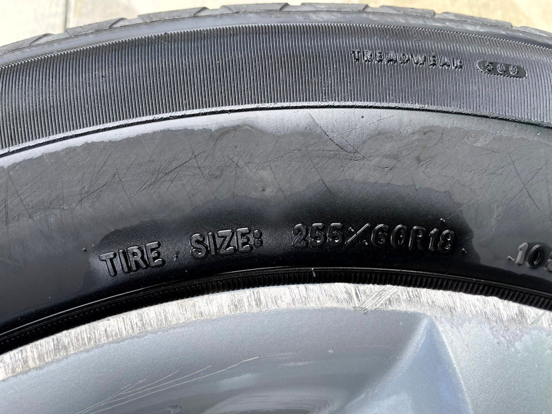 Load image into Gallery viewer, HONDA PILOT LX 18x8 5 STRAIGHT SPOKE ALLOY WHEEL W/TIRE (ONLY#1) 23-24 # 109692
