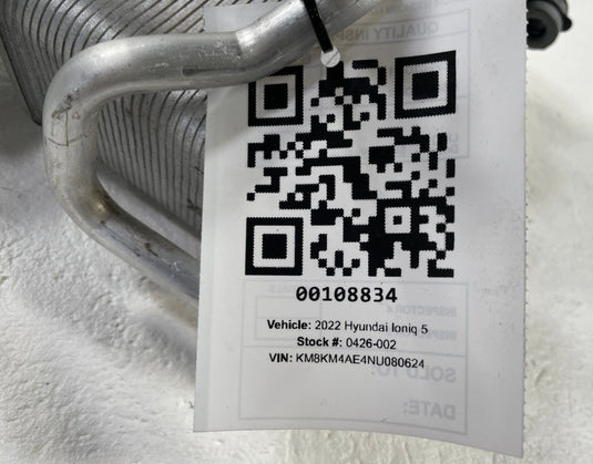 22-25 HYUNDAI IONIQ 5 DRIVE UNIT COOLANT WATER CONDENSER COOLER CHILLER