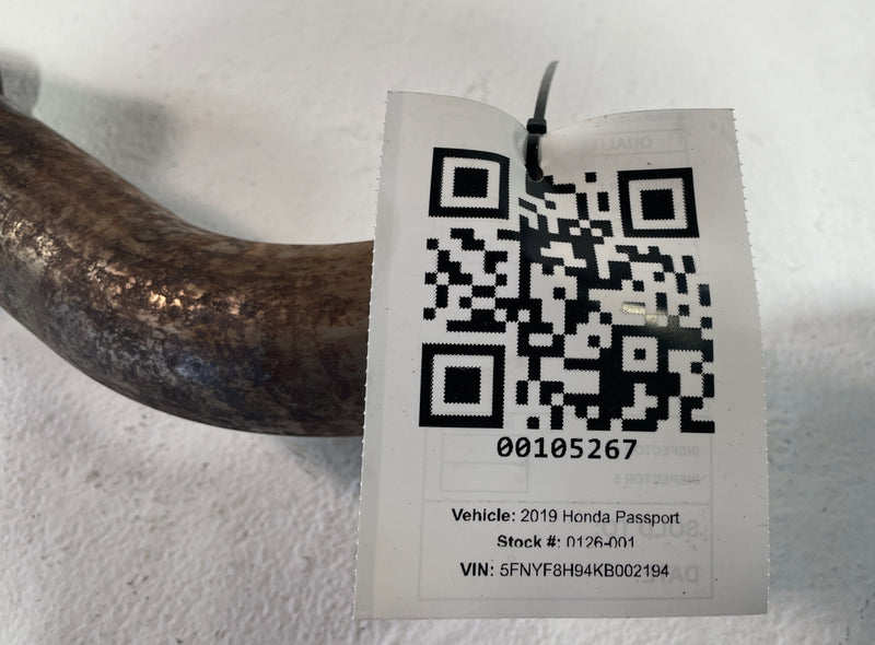 Load image into Gallery viewer, 2019-2021 HONDA PASSPORT REAR RIGHT SIDE EXHAUST MUFFLER PIPE W/ TIP # 105267
