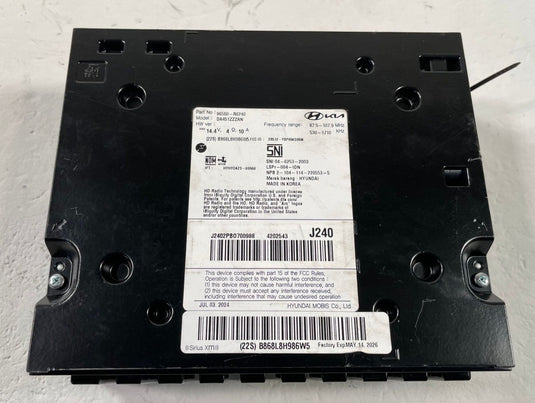 2024-2025 HYUNDAI SANTA FE DASHBOARD RADIO AUDIO CONTROL MODULE UNIT