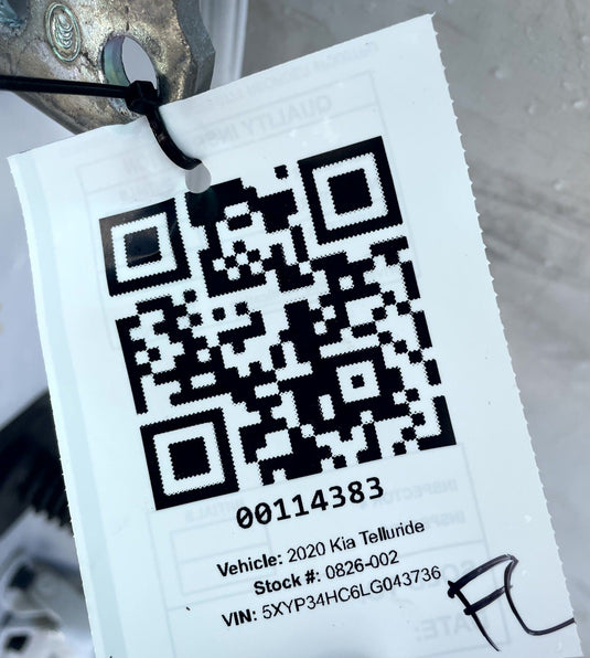 KIA TELLURIDE FRONT LEFT DRIVER SIDE DOOR ASSEMBLY WHITE (GWP) 2020-2025