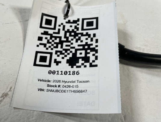 2025-2026 HYUNDAI TUCSON NEGATIVE BATTERY CABLE W/ CURRENT SENSOR 2.5L