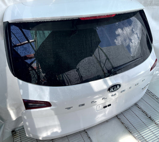 KIA TELLURIDE TRUNK LID DECK TAIL GATE HATCH ASSEMBLY WHITE (GWP) 20-25
