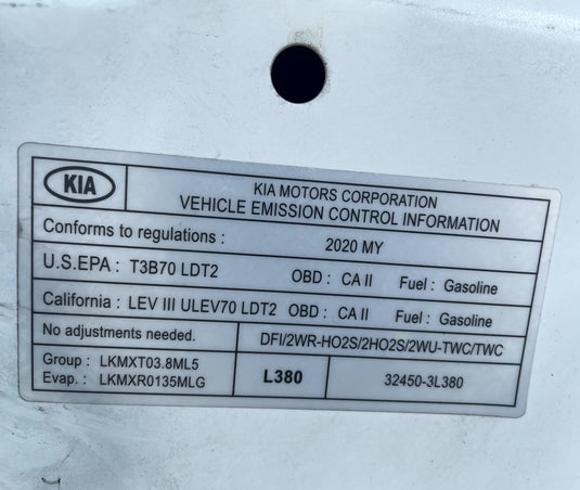KIA TELLURIDE FRONT HOOD BONNET COVER PANEL ASSEMBLY WHITE (GWP) 20-25