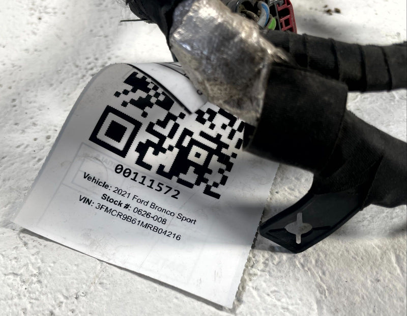 Load image into Gallery viewer, 2021 FORD BRONCO SPORT REAR SUBFRAME CROSSMEMBER WIRE HARNESS 1.5L # 111572
