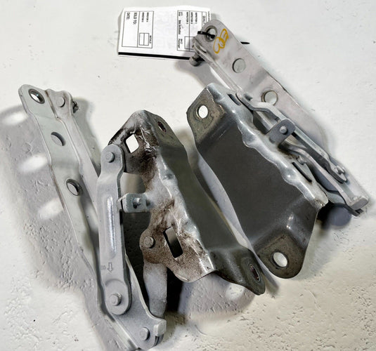 2020-2025 KIA TELLURIDE FRONT RIGHT & LEFT HOOD BONNET HINGE PAIR WHITE