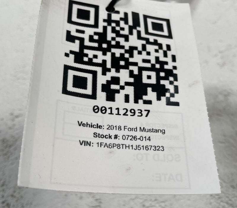 Load image into Gallery viewer, 2017 - 2023 FORD MUSTANG A/C AIR CONDITIONER REFRIGERANT DISCHARGE HOSE # 112937
