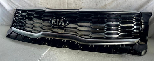 2020 - 2022 KIA TELLURIDE FRONT UPPER GRILL PANEL CHROME 86350-S9100