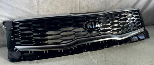 2020 - 2022 KIA TELLURIDE FRONT UPPER GRILL PANEL CHROME 86350-S9100