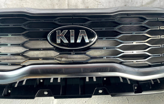 2020 - 2022 KIA TELLURIDE FRONT UPPER GRILL PANEL CHROME 86350-S9100