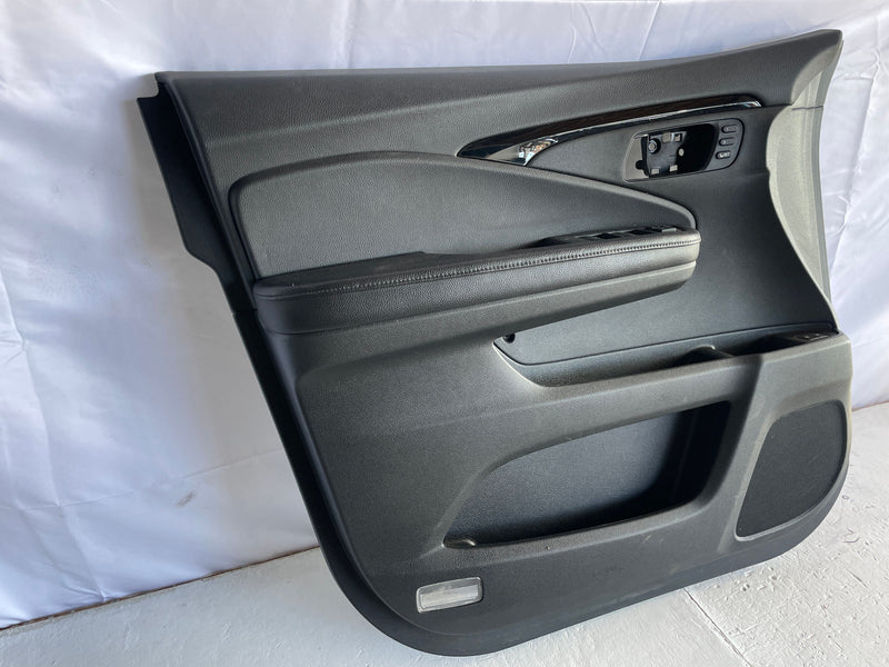 Load image into Gallery viewer, 2016 - 2025 HONDA PASSPORT PILOT FRONT LEFT DRIVER DOOR TRIM PANEL BLACK #105244
