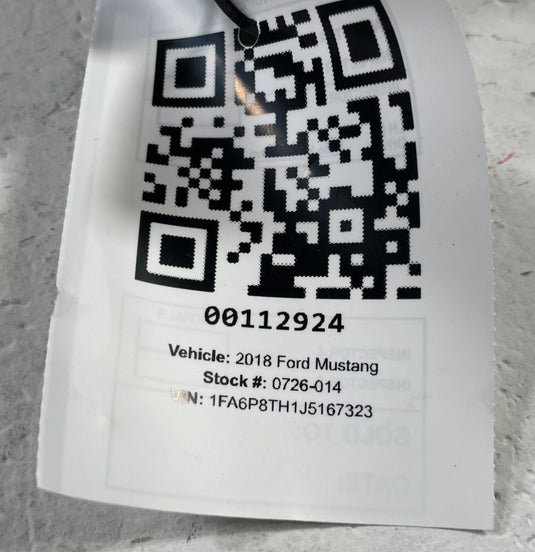 17-19 FORD MUSTANG ENGINE & BODY COMPUTER CONTROL MODULE W/ KEY FOB 2.3L