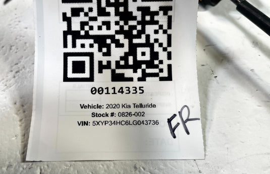 2020 - 2025 KIA TELLURIDE FRONT RIGHT PASSENGER ABS WHEEL SPEED SENSOR