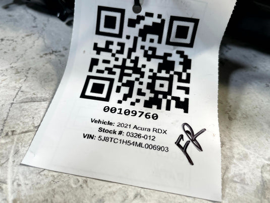 2019 - 2025 ACURA RDX FRONT RIGHT PASSENGER SIDE KNEE AIRBAG AIR BAG