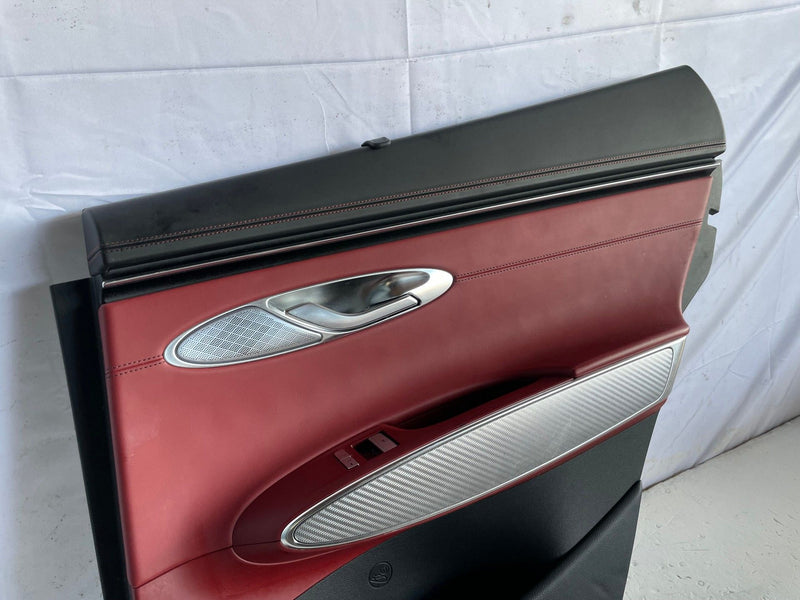 Load image into Gallery viewer, 2022-2025 GENESIS GV70 REAR RIGHT INNER DOOR TRIM COVER PANEL RED/BLACK # 107555
