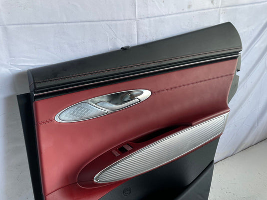 2022-2025 GENESIS GV70 REAR RIGHT INNER DOOR TRIM COVER PANEL RED/BLACK