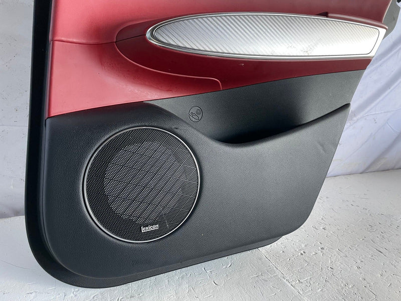 Load image into Gallery viewer, 2022-2025 GENESIS GV70 REAR RIGHT INNER DOOR TRIM COVER PANEL RED/BLACK # 107555
