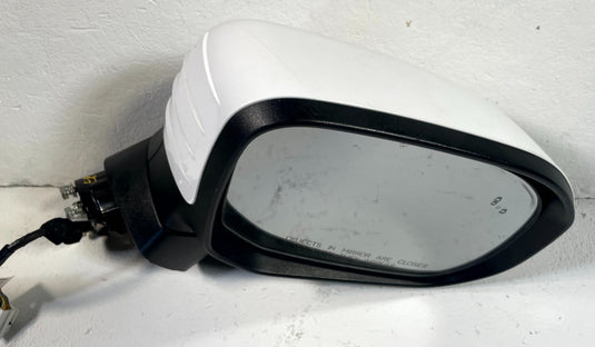 2020-22 KIA TELLURIDE FRONT RIGHT VIEW DOOR MIRROR W/O CAMERA WHITE SWP