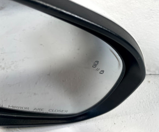 2020-22 KIA TELLURIDE FRONT RIGHT VIEW DOOR MIRROR W/O CAMERA WHITE SWP