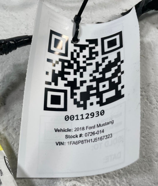 2018 - 2019 FORD MUSTANG INTERIOR REAR VIEW MIRROR WIRE WIRING HARNESS