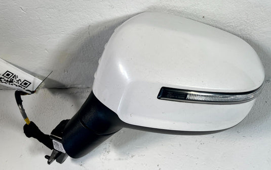 2020-22 KIA TELLURIDE FRONT LEFT VIEW DOOR MIRROR W/O CAMERA WHITE SWP