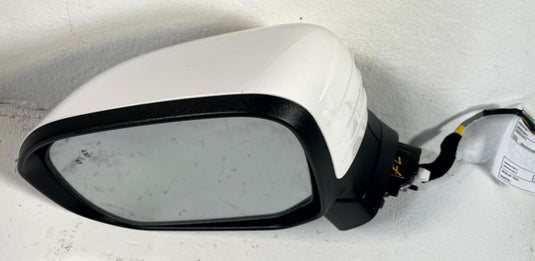 2020-22 KIA TELLURIDE FRONT LEFT VIEW DOOR MIRROR W/O CAMERA WHITE SWP