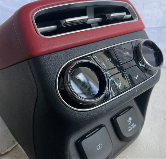 2022 - 2025 GENESIS GV70 FRONT CENTER CONSOLE BASE W/ SIDE TRIM