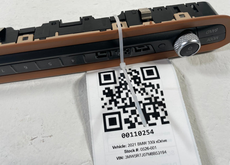 Load image into Gallery viewer, 2019 - 2022 BMW 330I xDRIVE G20 DASHBOARD AUDIO RADIO CONTROL SWITCH # 110254
