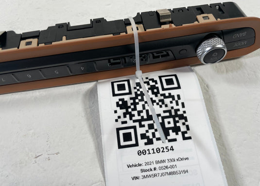 2019 - 2022 BMW 330I xDRIVE G20 DASHBOARD AUDIO RADIO CONTROL SWITCH
