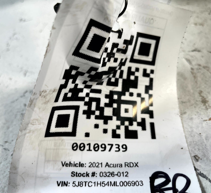 Load image into Gallery viewer, 2019-23 ACURA RDX FWD REAR RIGHT PASSENGER SIDE SPINDLE KNUCKLE W/ HUB # 109739
