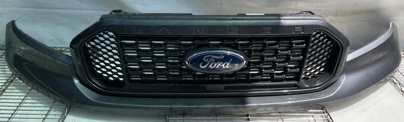 Load image into Gallery viewer, FORD RANGER XLT FRONT BUMPER COVER GRILLE W/O SENSORS GRAY (M7) 19-23 # 112226
