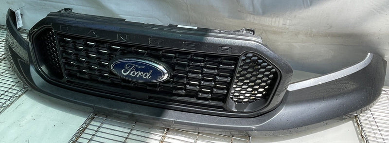 Load image into Gallery viewer, FORD RANGER XLT FRONT BUMPER COVER GRILLE W/O SENSORS GRAY (M7) 19-23 # 112226
