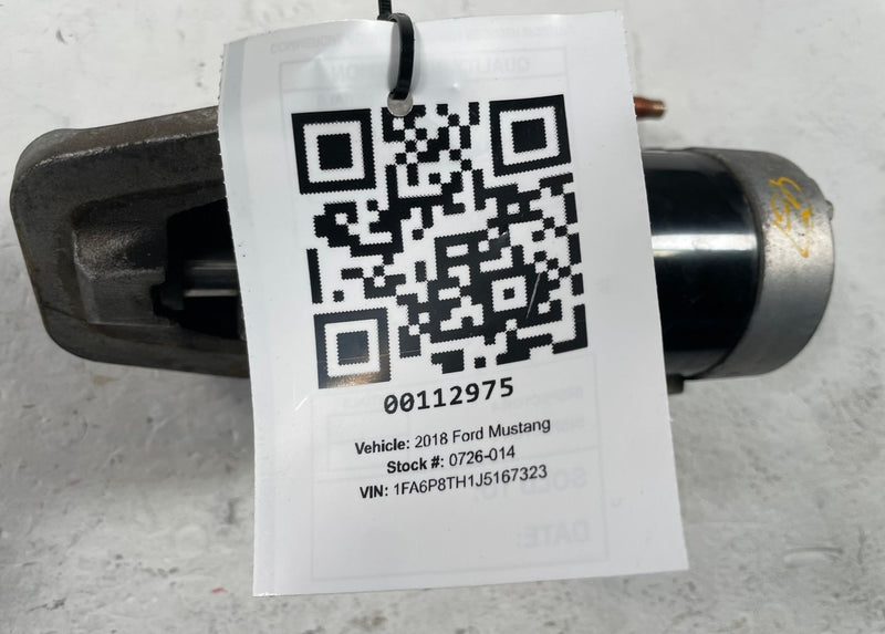 Load image into Gallery viewer, 18-23 FORD MUSTANG ECOBOOST ENGINE STARTER MOTOR 12V 92K JR3T11000BA # 112975

