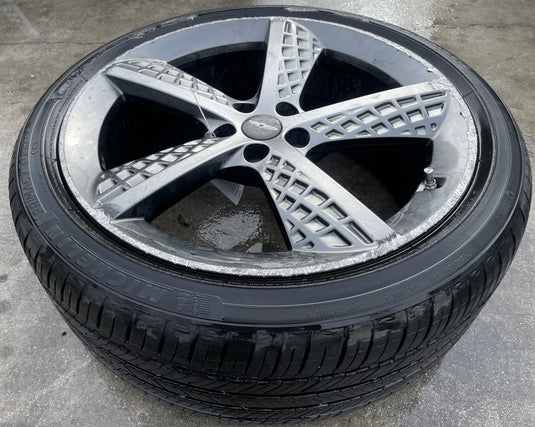 GENESIS GV70 21X9 5 SPOKE WHEEL RIM W/TIRE SILVER (ONLY#1) 2022-2025 # 107616