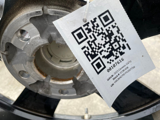 GENESIS GV70 21X9 5 SPOKE WHEEL RIM W/TIRE SILVER (ONLY#1) 2022-2025 # 107616