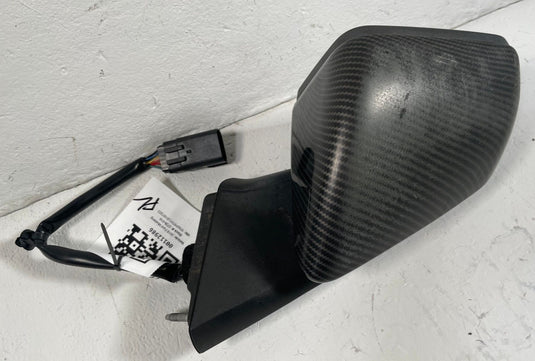 2015-2023 FORD MUSTANG FRONT LEFT SIDE VIEW DOOR MIRROR SILVER (JS) 