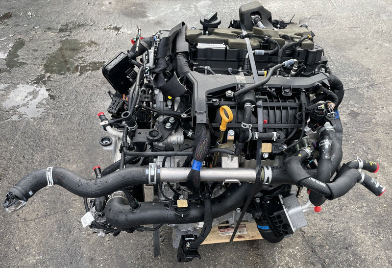 Load image into Gallery viewer, GENESIS GV70 AWD ENGINE MOTOR WITH TURBO ASSEMBLY 2.5L 29K 2022-2024 # 107619
