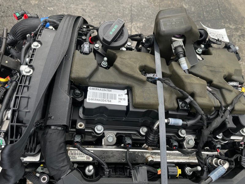 Load image into Gallery viewer, GENESIS GV70 AWD ENGINE MOTOR WITH TURBO ASSEMBLY 2.5L 29K 2022-2024 # 107619
