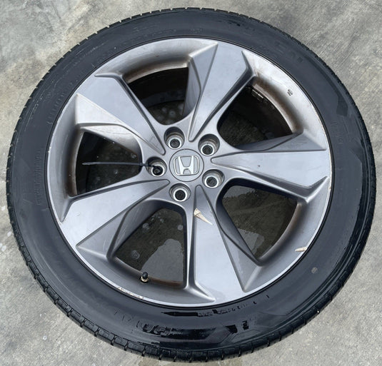 HONDA PASSPORT 20X8.5J ET55 5 SPOKE WHEEL RIM W/TIRE (ONLY#1) 3.5L 19-21 #107498
