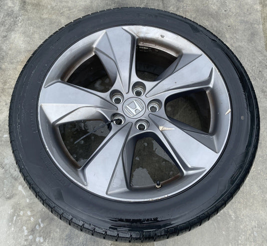 HONDA PASSPORT 20X8.5J ET55 5 SPOKE WHEEL RIM W/TIRE (ONLY#1) 3.5L 19-21 #107498