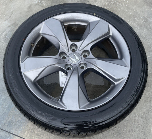HONDA PASSPORT 20X8.5J ET55 5 SPOKE WHEEL RIM W/TIRE (ONLY#1) 3.5L 19-21 #107500