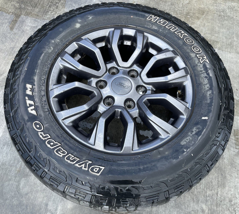 Load image into Gallery viewer, FORD RANGER 17x8 12 SPOKE GRAY ALLOY WHEEL RIM W/TIRE (ONLY#1) 2019-2023 #112228
