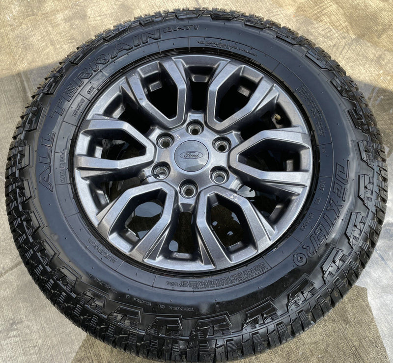 Load image into Gallery viewer, FORD RANGER 17x8 12 SPOKE GRAY ALLOY WHEEL RIM W/TIRE (ONLY#1) 2019-2023 #112229
