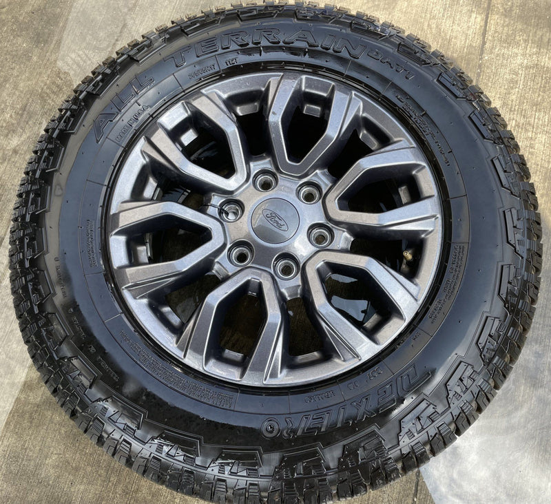 Load image into Gallery viewer, FORD RANGER 17x8 12 SPOKE GRAY ALLOY WHEEL RIM W/TIRE (ONLY#1) 2019-2023 #112229

