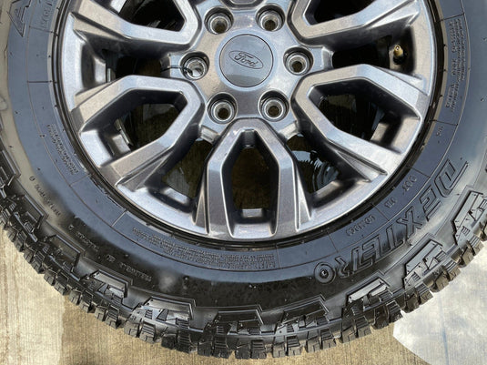 FORD RANGER 17x8 12 SPOKE GRAY ALLOY WHEEL RIM W/TIRE (ONLY#1) 2019-2023 #112229
